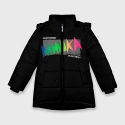 Куртка зимняя для девочки Mishka NYC x Tessa Violet, цвет: 3D-черный