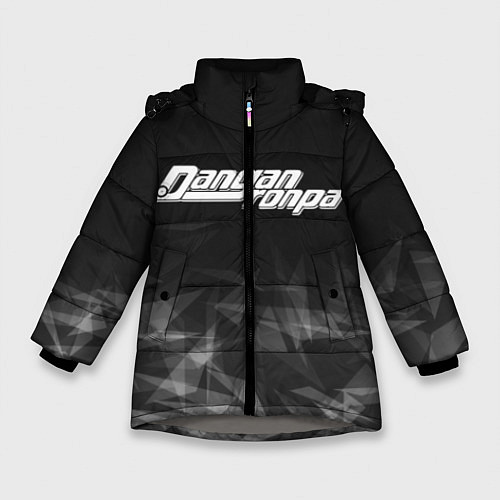 Зимняя куртка для девочки DANGANRONPA / 3D-Светло-серый – фото 1