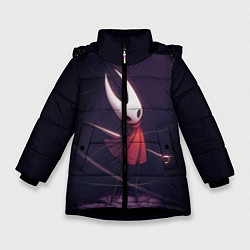 Куртка зимняя для девочки Hollow Knight, цвет: 3D-черный