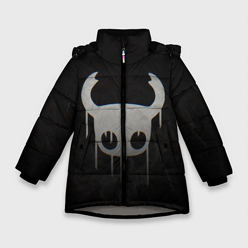Зимняя куртка для девочки Hollow Knight / 3D-Светло-серый – фото 1