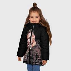 Куртка зимняя для девочки Егор Крид: Время не пришло, цвет: 3D-светло-серый — фото 2