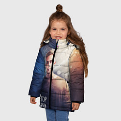 Куртка зимняя для девочки Егор Крид: Слеза, цвет: 3D-черный — фото 2