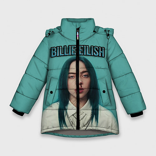 Зимняя куртка для девочки BILLIE EILISH / 3D-Светло-серый – фото 1