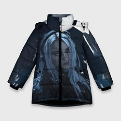 Куртка зимняя для девочки Billie Eilish: Love, цвет: 3D-черный