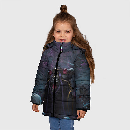 Зимняя куртка для девочки Overlord / 3D-Черный – фото 3