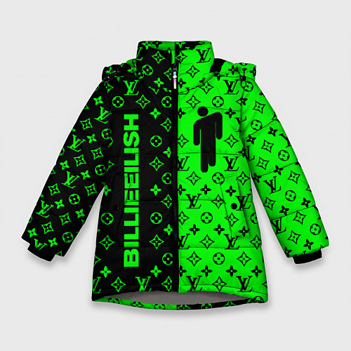 Зимняя куртка для девочки BILLIE EILISH x LV Green / 3D-Светло-серый – фото 1