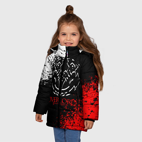 Зимняя куртка для девочки Overlord / 3D-Черный – фото 3