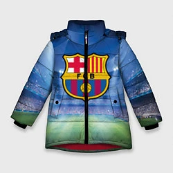Зимняя куртка для девочки FC Barcelona