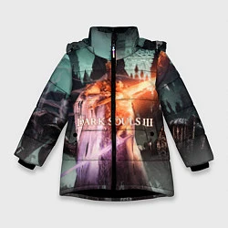 Куртка зимняя для девочки Dark Souls 3 Pontiff Sulyvahn, цвет: 3D-черный