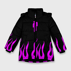 Куртка зимняя для девочки Billie eilish, цвет: 3D-черный