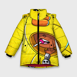 Куртка зимняя для девочки BRAWL STARS SALLY LEON, цвет: 3D-красный