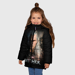 Куртка зимняя для девочки THE WITCHER, цвет: 3D-черный — фото 2