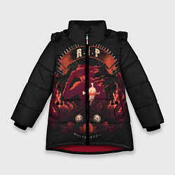 Куртка зимняя для девочки One Piece, цвет: 3D-красный