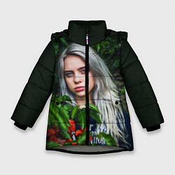 Куртка зимняя для девочки BILLIE EILISH, цвет: 3D-светло-серый