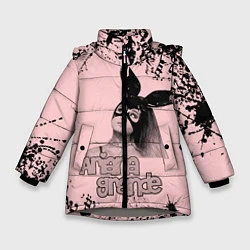 Куртка зимняя для девочки ARIANA GRANDE, цвет: 3D-светло-серый