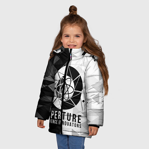 Зимняя куртка для девочки PORTAL / 3D-Черный – фото 3
