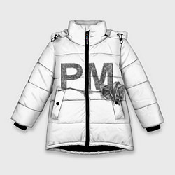 Куртка зимняя для девочки Payton Moormeier, цвет: 3D-черный