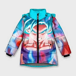 Куртка зимняя для девочки Гоку, цвет: 3D-светло-серый