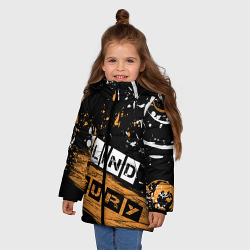Зимняя куртка для девочки BLIND FURY / 3D-Черный – фото 3