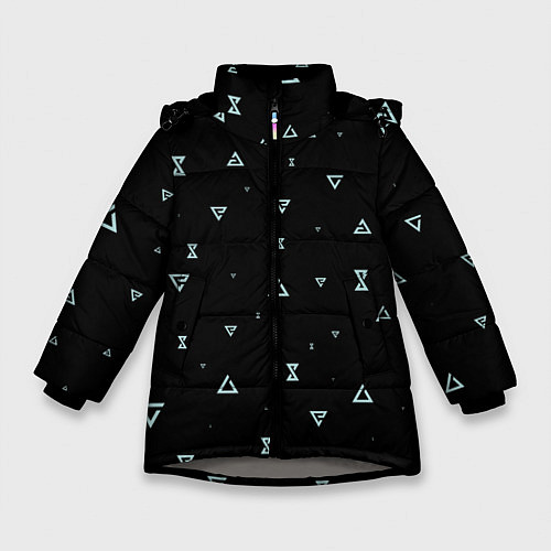 Зимняя куртка для девочки Witchersigns / 3D-Светло-серый – фото 1