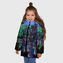 Куртка зимняя для девочки TERRARIA, цвет: 3D-светло-серый — фото 2