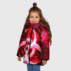 Куртка зимняя для девочки Plague Inc LB Oko, цвет: 3D-красный — фото 2