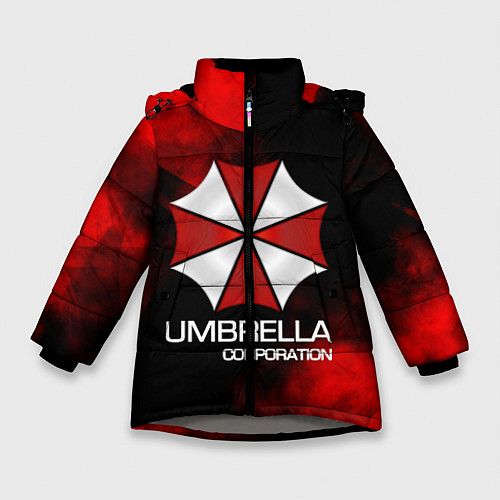 Зимняя куртка для девочки UMBRELLA CORP / 3D-Светло-серый – фото 1