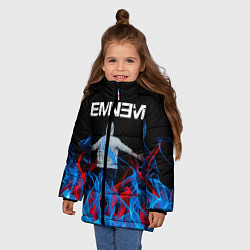 Куртка зимняя для девочки EMINEM, цвет: 3D-красный — фото 2