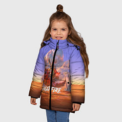 Куртка зимняя для девочки Snapfire, цвет: 3D-красный — фото 2