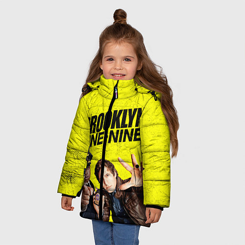 Зимняя куртка для девочки Brooklyn Nine-Nine / 3D-Черный – фото 3