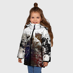 Куртка зимняя для девочки Assassins Creed, цвет: 3D-черный — фото 2