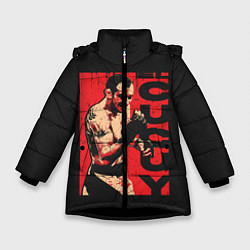 Куртка зимняя для девочки Tony Ferguson, цвет: 3D-черный