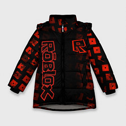 Куртка зимняя для девочки Roblox, цвет: 3D-светло-серый