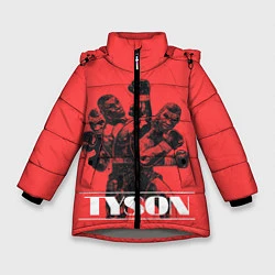 Куртка зимняя для девочки Tyson, цвет: 3D-светло-серый