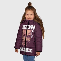 Куртка зимняя для девочки Mike Tyson, цвет: 3D-черный — фото 2