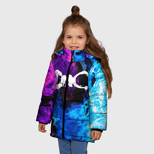 Зимняя куртка для девочки DEVIL MAY CRY DMC / 3D-Черный – фото 3