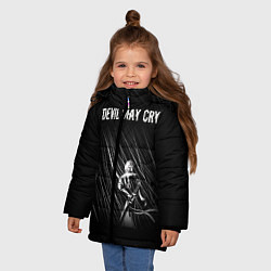 Куртка зимняя для девочки Devil May Cry, цвет: 3D-светло-серый — фото 2