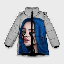 Куртка зимняя для девочки BILLIE EILISH, цвет: 3D-черный