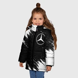 Куртка зимняя для девочки MERCEDES, цвет: 3D-красный — фото 2