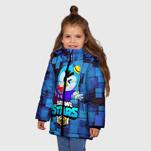 Зимняя куртка для девочки BRAWL STARS MRP / 3D-Черный – фото 3
