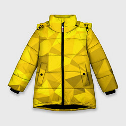 Зимняя куртка для девочки YELLOW ABSTRACT