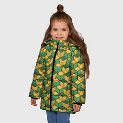 Куртка зимняя для девочки ГИЮ ТОБИОКА, цвет: 3D-черный — фото 2