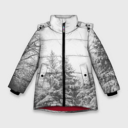 Куртка зимняя для девочки Winter Storm, цвет: 3D-красный