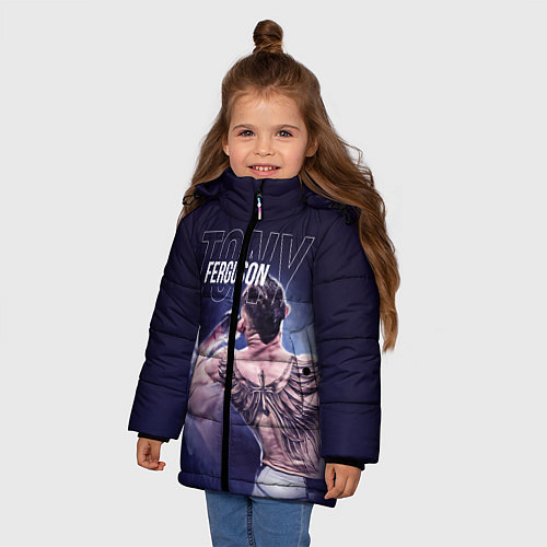 Зимняя куртка для девочки Tony Ferguson / 3D-Черный – фото 3