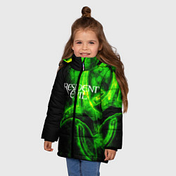 Куртка зимняя для девочки RESIDENT EVIL, цвет: 3D-светло-серый — фото 2