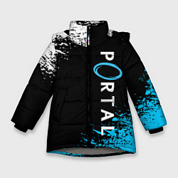 Куртка зимняя для девочки PORTAL, цвет: 3D-светло-серый