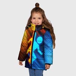 Куртка зимняя для девочки PORTAL, цвет: 3D-красный — фото 2