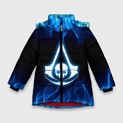 Куртка зимняя для девочки Assassin??s Creed, цвет: 3D-красный