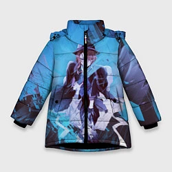 Куртка зимняя для девочки Osamu and Chuya, цвет: 3D-черный