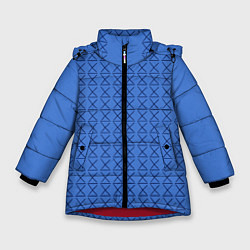 Куртка зимняя для девочки Конь БоДжек Свитер, цвет: 3D-красный